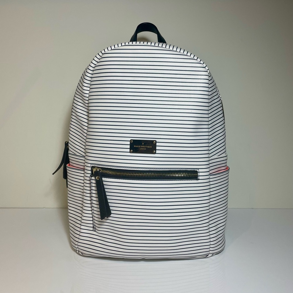 Pauls Boutique London striped backpack